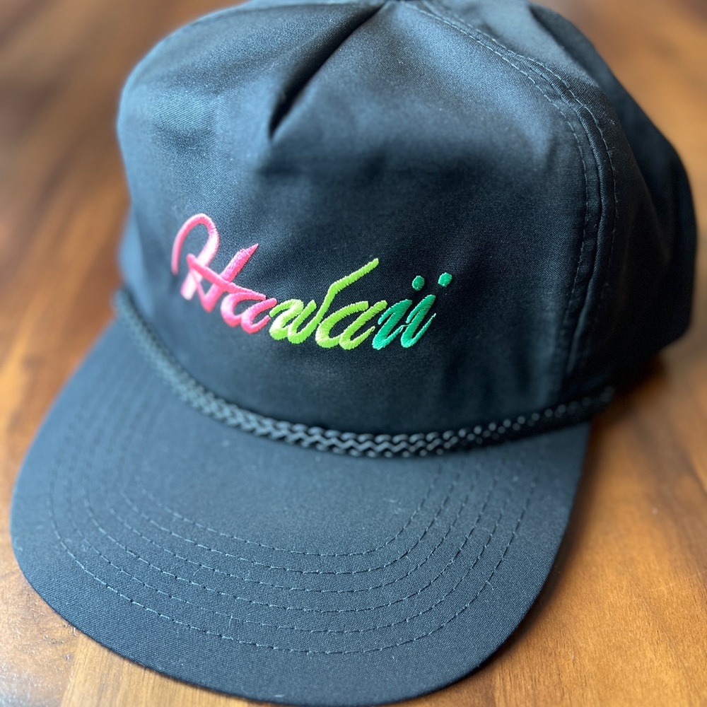 Vintage Hawaii Rope Trucker Baseball Hat Cap Hawaiian Headwear